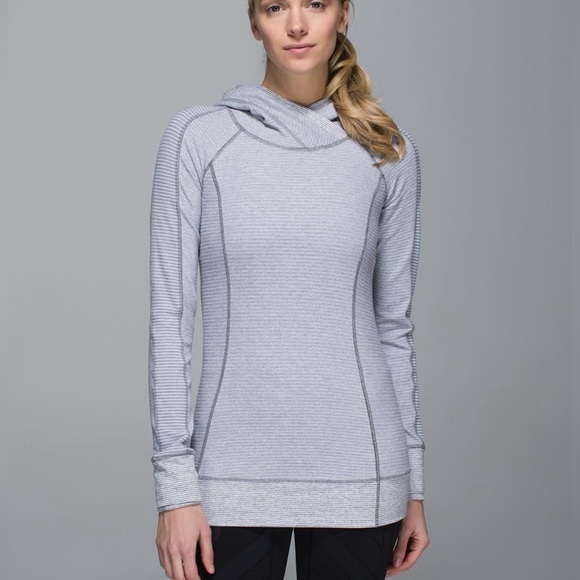 Lululemon Think Fast Hoodie Grey size 2 - Picture 1 of 11